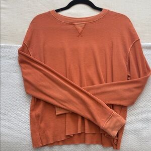 Wild Fable Coral Waffle Knit Top